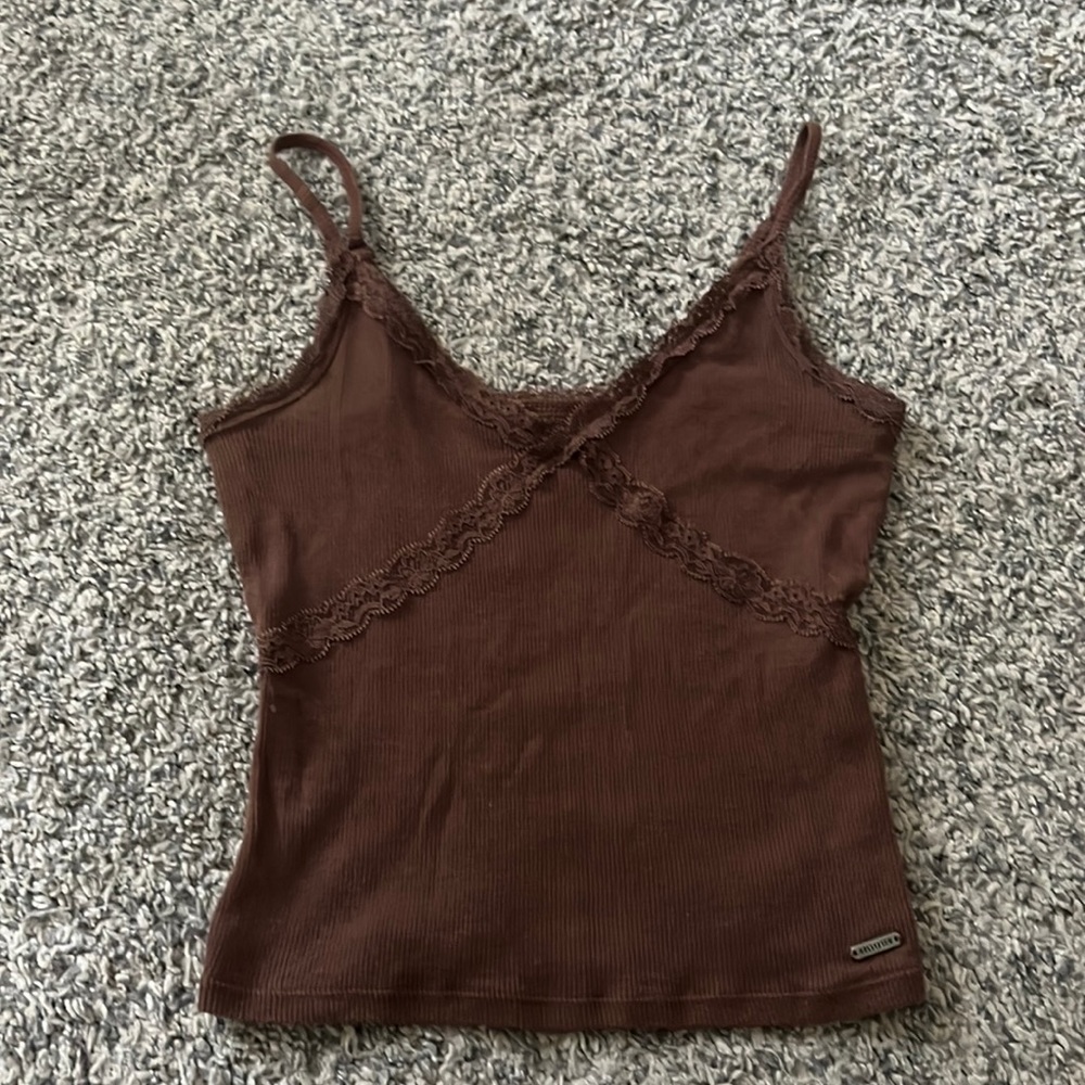 Brown Hollister top